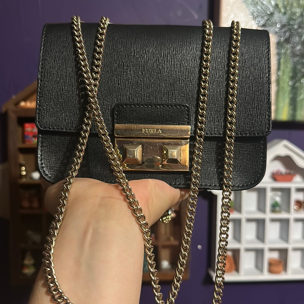 Furla chain handbag